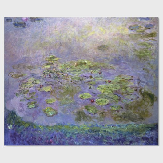 Claude Monet Water Lilies Geschenkpapier (Flach)