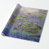 Claude Monet Water Lilies Geschenkpapier (Ungerollt)