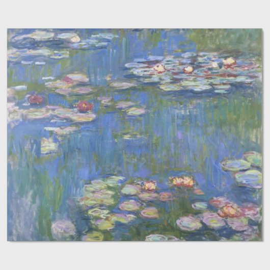 Claude Monet // Water Lilies Geschenkpapier (Flach)