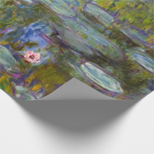 Claude Monet Water Lilies Geschenkpapier (Ecke)