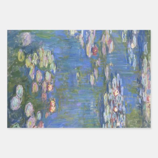 Claude Monet // Water Lilies Geschenkpapier Set (Vorderseite 3)