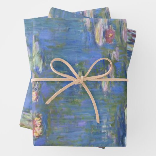 Claude Monet // Water Lilies Geschenkpapier Set (Beispiel)