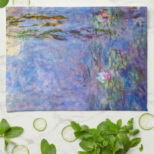 Claude Monet - Water Lilies Geschirrtuch (Gefaltet)