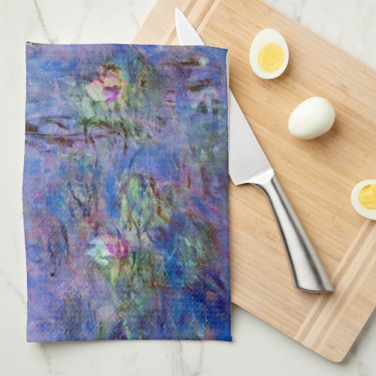 Claude Monet - Water Lilies Geschirrtuch (Viertel Falte)