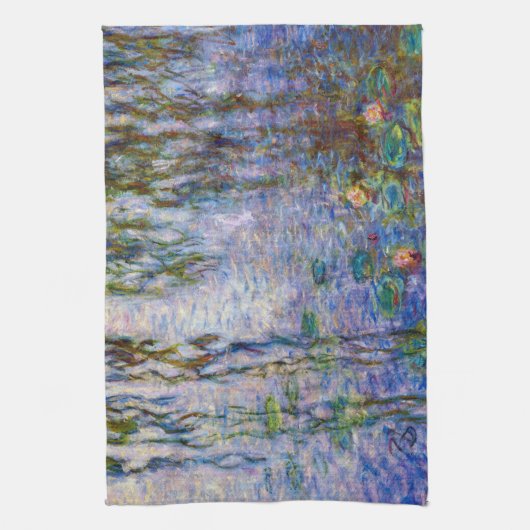 Claude Monet - Water Lilies Geschirrtuch (Vertikal)