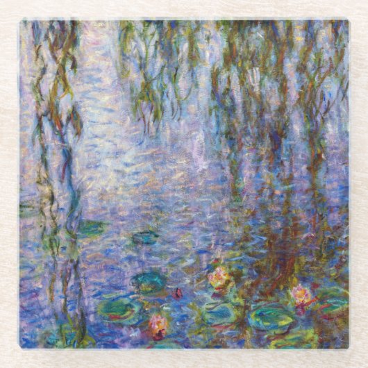 Claude Monet - Water Lilies Glasuntersetzer (Vorderseite)