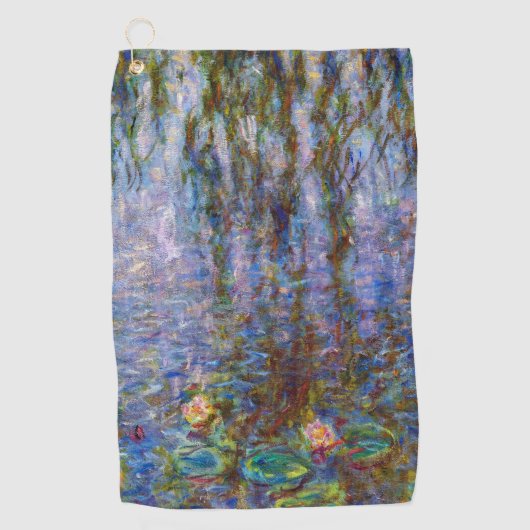 Claude Monet - Water Lilies Golfhandtuch (Vorderseite)