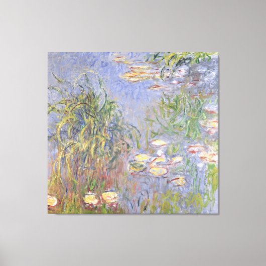 Claude Monet | Water-Lilies, Grascluster Leinwanddruck (Vorderseite)