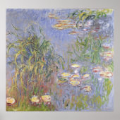 Claude Monet | Water-Lilies, Grascluster Poster (Vorne)