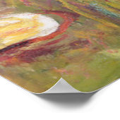 Claude Monet | Water-Lilies, Grascluster Poster (Ecke)