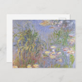 Claude Monet | Water-Lilies, Grascluster Postkarte (Vorne/Hinten)