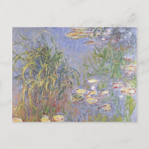Claude Monet   Water-Lilies, Grascluster Postkarte