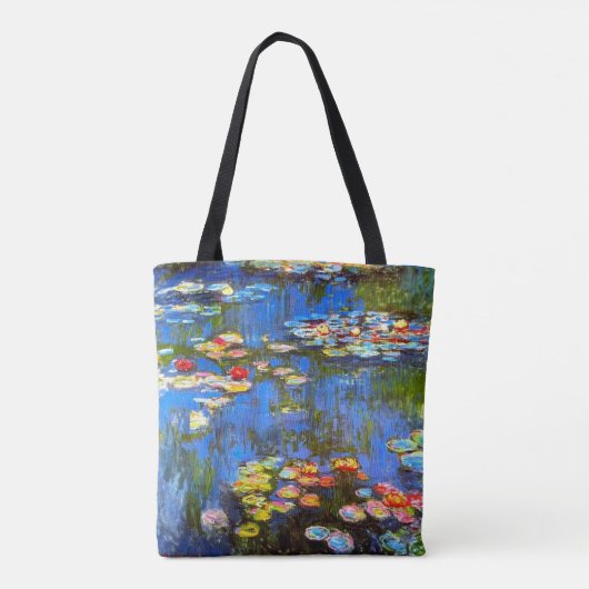 Claude Monet, Water Lilies, Impressionist Tasche (Rückseite)