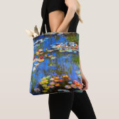 Claude Monet, Water Lilies, Impressionist Tasche (Von Nahem)