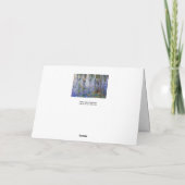 Claude Monet - Water Lilies Karte (Rückseite)