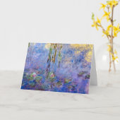 Claude Monet - Water Lilies Karte (Gelbe Blume)