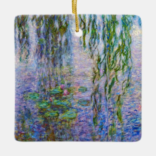 Claude Monet - Water Lilies Keramikornament (Vorderseite)