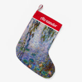 Claude Monet - Water Lilies Kleiner Weihnachtsstrumpf (Vorderansicht (hängend))