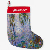 Claude Monet - Water Lilies Kleiner Weihnachtsstrumpf (Vorderseite)