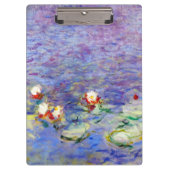 Claude Monet - Water Lilies Klemmbrett (Vorderseite)