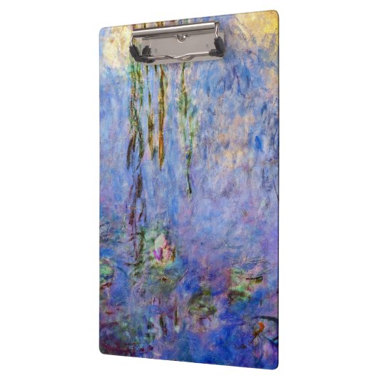 Claude Monet - Water Lilies Klemmbrett (Links)