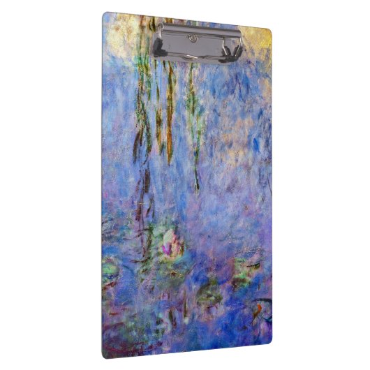 Claude Monet - Water Lilies Klemmbrett (Rechts)