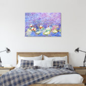 Claude Monet - Water Lilies Leinwanddruck (Insitu (Schlafzimmer))
