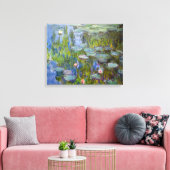 Claude Monet Water Lilies Leinwanddruck (Insitu (Wohnzimmer))