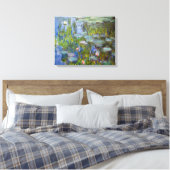 Claude Monet Water Lilies Leinwanddruck (Insitu (Schlafzimmer))