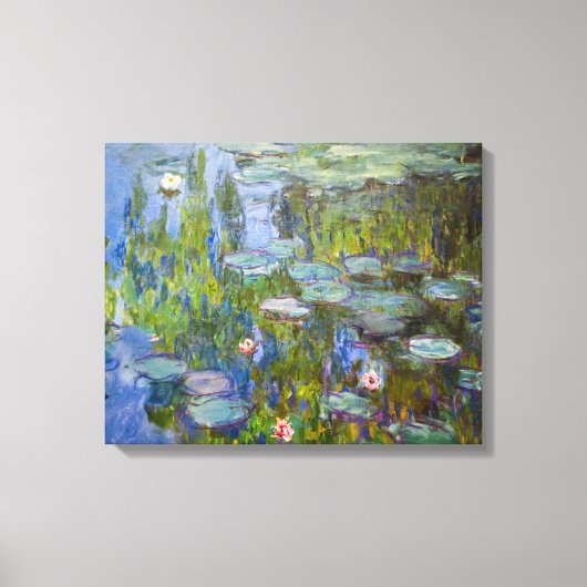 Claude Monet Water Lilies Leinwanddruck (Vorderseite)