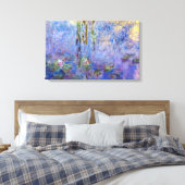 Claude Monet - Water Lilies Leinwanddruck (Insitu (Schlafzimmer))