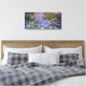 Claude Monet Water Lilies Leinwanddruck (Insitu (Schlafzimmer))