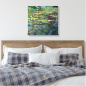 Claude Monet Water Lilies Leinwanddruck (Insitu (Schlafzimmer))