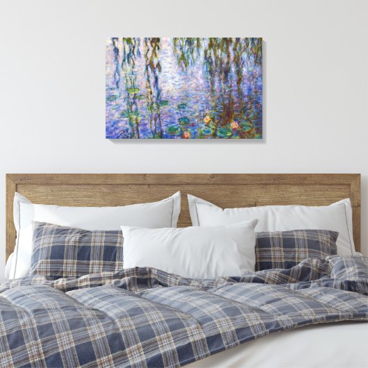 Claude Monet - Water Lilies Leinwanddruck (Insitu (Schlafzimmer))
