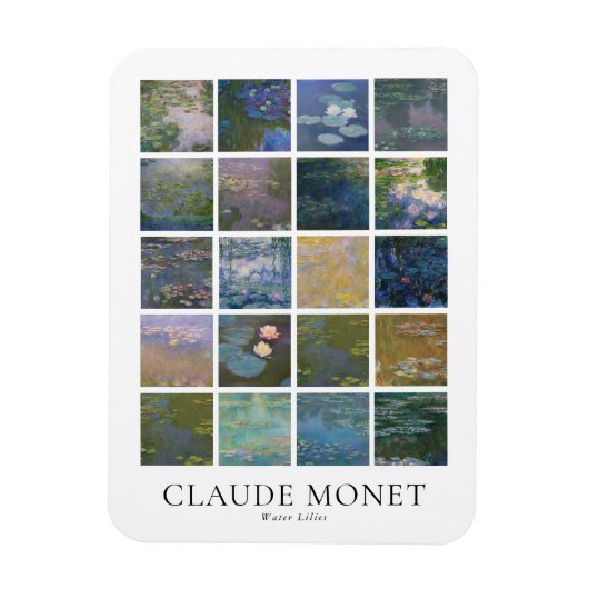 Claude Monet Water Lilies Magnet (Vertikal)