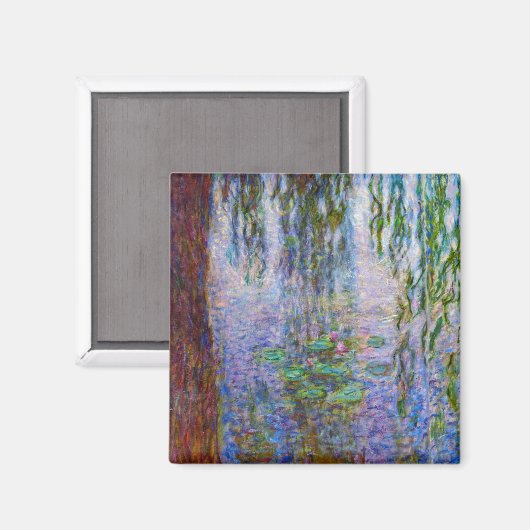 Claude Monet - Water Lilies Magnet (Vorderseite/Rückseite)