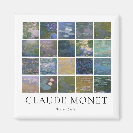 Claude Monet Water Lilies Magnet (Vorne)