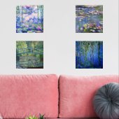 Claude Monet Water Lilies Masterstückauswahl Bilderwand Sets (Wohnzimmer)