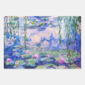 Claude Monet Water Lilies Masterstückauswahl Geschenkpapier Set (Vorderseite 3)