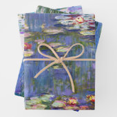 Claude Monet Water Lilies Masterstückauswahl Geschenkpapier Set (Beispiel)