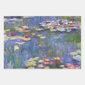 Claude Monet Water Lilies Masterstückauswahl Geschenkpapier Set (Vorderseite)