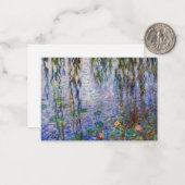 Claude Monet - Water Lilies Mitteilungskarte (Vorderseite/Rückseite Beispiel)