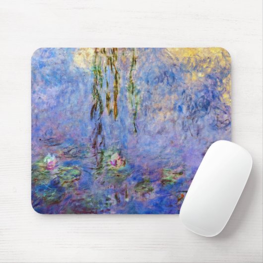 Claude Monet - Water Lilies Mousepad (Mit Mouse)