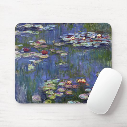 Claude Monet Water Lilies Mousepad (Mit Mouse)