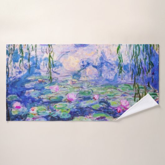Claude Monet - Water Lilies / Nympheas 1919 Badhandtuch Set (Badehandtuch)
