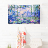 Claude Monet - Water Lilies / Nympheas 1919 Banner (Insitu)