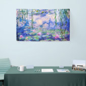 Claude Monet - Water Lilies / Nympheas 1919 Banner (Messeveranstaltung)