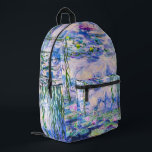 Claude Monet - Water Lilies / Nympheas 1919 Bedruckter Rucksack<br><div class="desc">Water Lilies / Nympheas (W.1852) - Claude Monet,  Oil on Leinwand,  1916-1919</div>