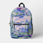 Claude Monet - Water Lilies / Nympheas 1919 Bedruckter Rucksack (Vorderseite)