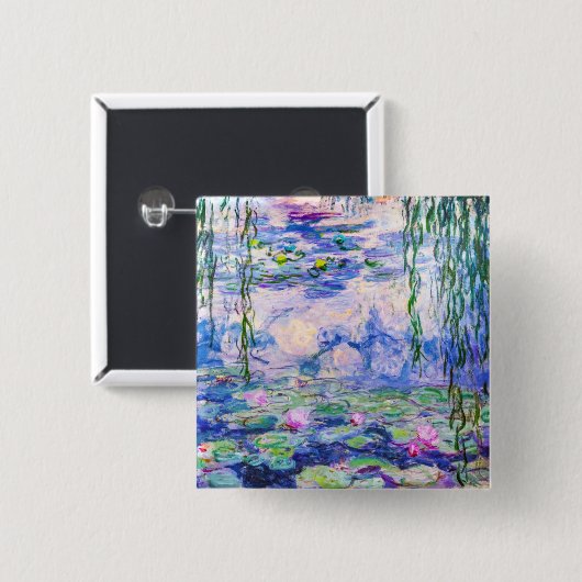 Claude Monet - Water Lilies / Nympheas 1919 Button (Vorne & Hinten)